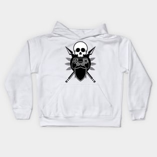 simple gamer emblem - gaming Kids Hoodie